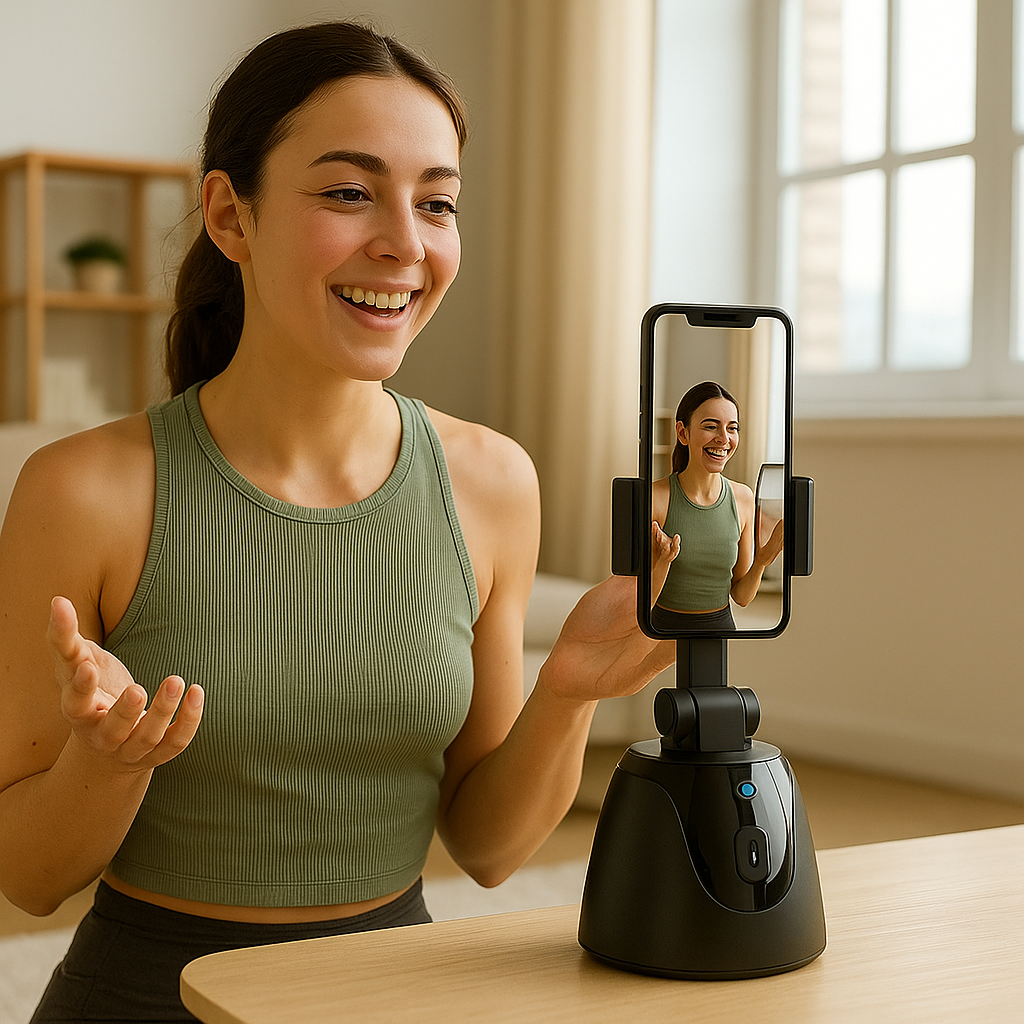 SELFIE+ - Support téléphone, Appel visio et vidéos 360°