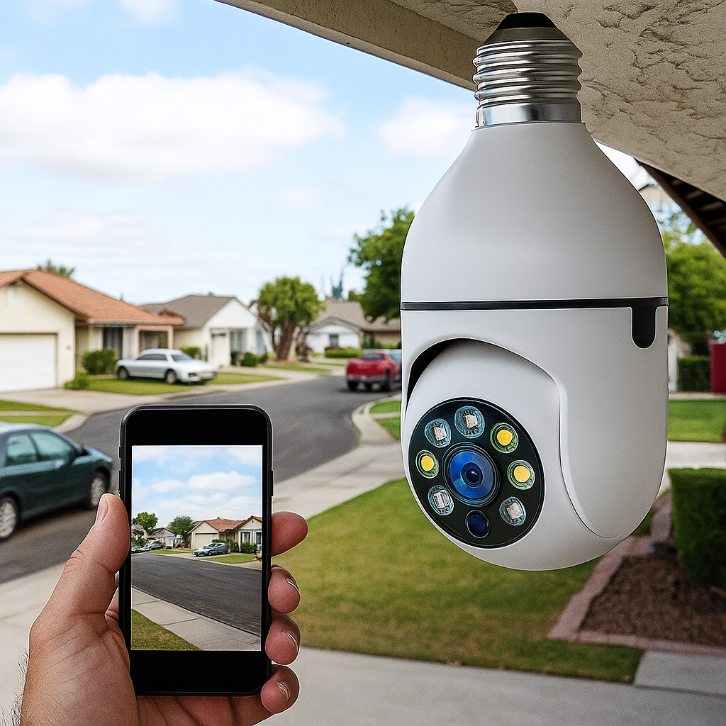 Ampoule Caméra WiFi 360° Monitor+