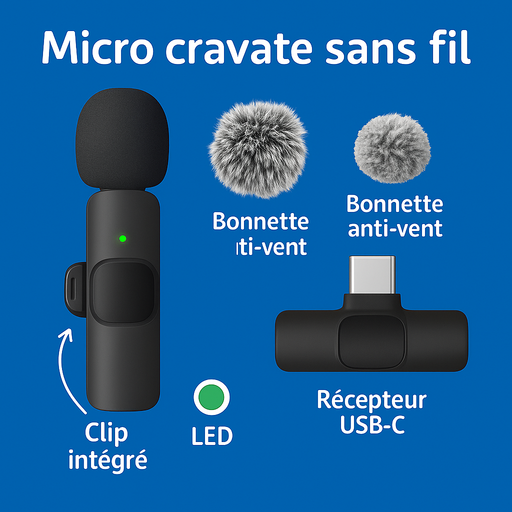 MICRO INFLUENCEUR+ - Micro coupe vent