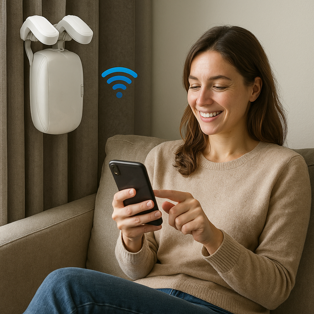 RIDEAU+ - Moteur de rideau intelligent Wi-Fi