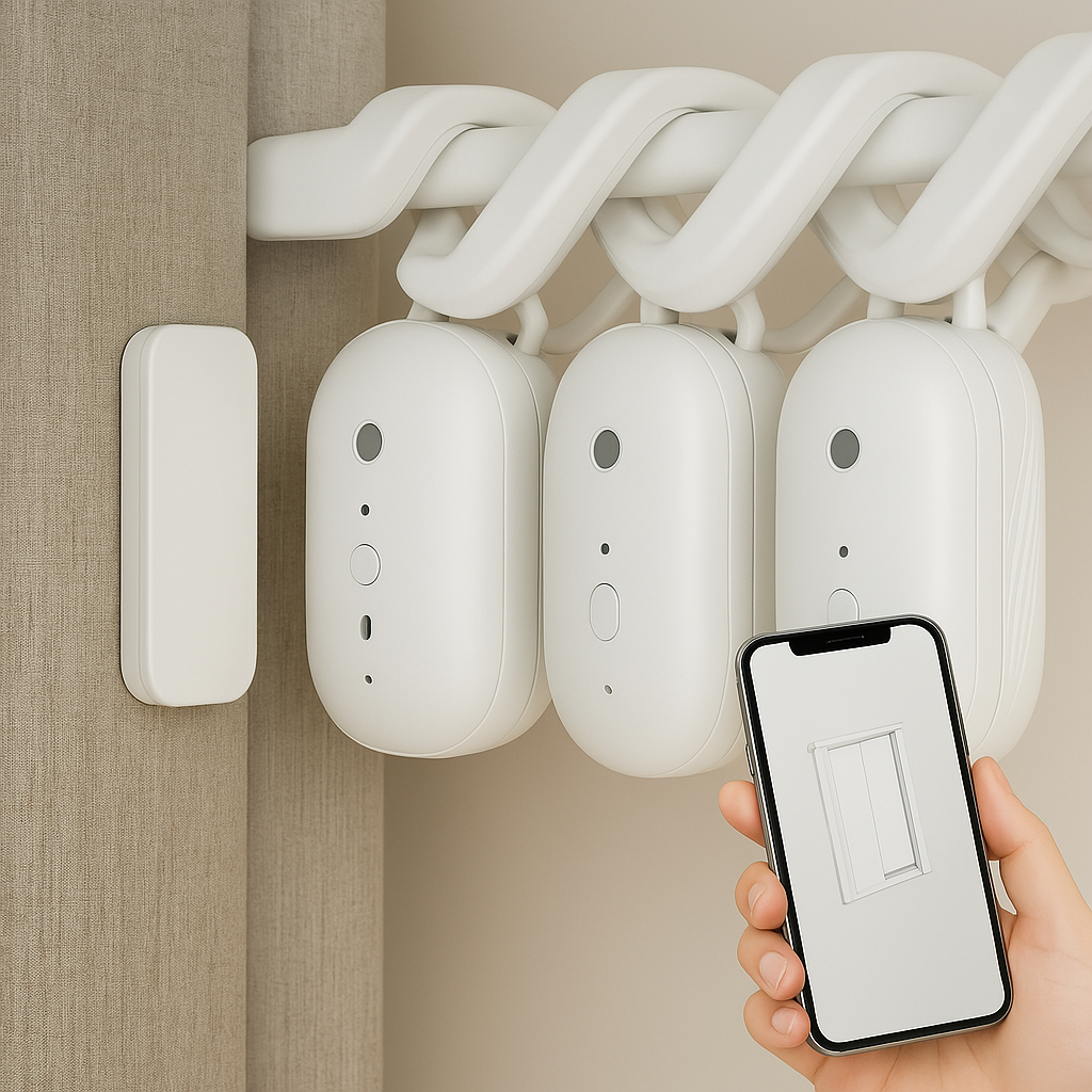 RIDEAU+ - Moteur de rideau intelligent Wi-Fi