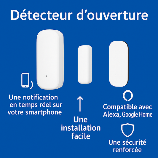 PORTE+ - Capteur de porte et fenêtre intelligent.